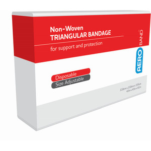 AEROBAND Non-Woven Triangular Bandage 110 x 110 x 155cm, Each