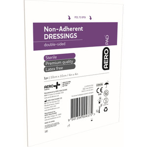 AEROPAD Non-Adherent Dressing 10 x 10cm, Each