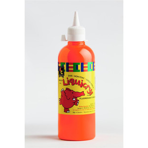 EC LIQUICRYL PAINT 500ml Fluorescent Orange