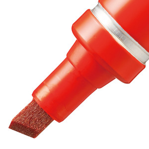 Pentel N60 Permanent Marker Chisel Point 2.5-5.5mm  Red, Each