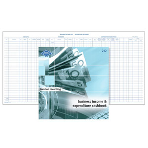 ZIONS BUSINESS INCOME & EXPENDITURE RECORDER NO.212 BOOK 212 290x285mm