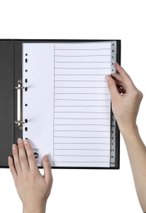 MARBIG POLYPROPYLENE DIVIDERS - ALPHABETICAL A-Z A4 Grey