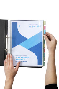 MARBIG A4 TAB POCKET DIVIDERS 10 Tab A4