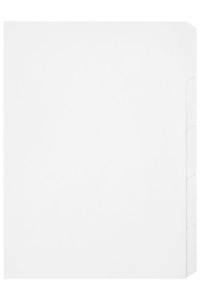 MARBIG UNPUNCHED DIVIDERS 5 Tab A4 White