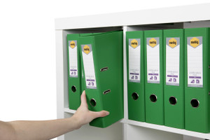 MARBIG PE LINEN LEVER ARCH A4 - Green 6601004 / 6501004