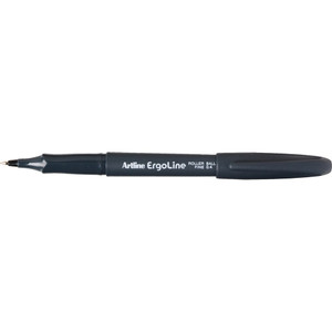 ** DISCONTINUED ** ARTLINE ERGOLINE 4400 R/BALL Fine 0.4mm Black