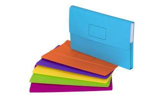 MARBIG SLIMPICK WALLET BRIGHT Foolscap Assorted Pk10