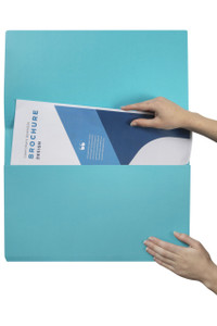 MARBIG SLIMPICK DOCUMENT WALLET A3 Blue  440mm x 315mm