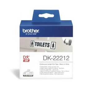 BROTHER DESKTOP LABEL PRINTER CONTINUOUS ROLLS White Film 62mmx15.24m