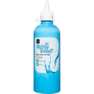 UV GLOW PAINT 500ML BLUE