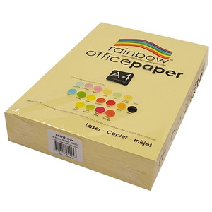 RAINBOW OFFICE PAPER A4 80GSM Sand Ream of 500