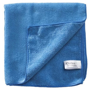 Oates All Purpose Microfibre Cloth 40cm x 40cm, Blue, Pack of 5 (165632)