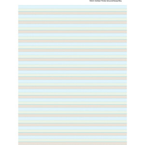 WRITER PREMIUM RULED PAD A4 50 sheet Ground/Grass/Sky 18mm Dotted Thirds