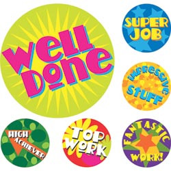 AVERY MERIT STICKERS Brights Pk96 Flatpack