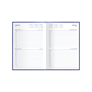 COLLINS KINGSGROVE SERIES DIARIES #281 A5 2 Days To Page 1Hr Appoint. 8am-8pm (Pre-Order Now for 2027) ** ETA 30/9/2026 **
