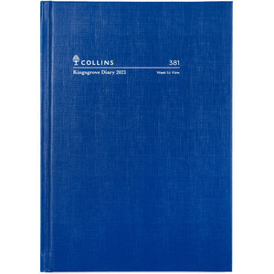 COLLINS KINGSGROVE SERIES DIARIES #381 A5 Week To Opening 1Hr Appoint. 9am-5pm (2026)