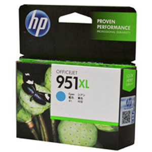 HP NO 951XL ORIGINAL CYAN HIGH YIELD INK CARTRIDGE 1.5K (CN046AA) Suits Officejet Pro 8100/8600 Plus