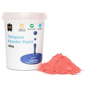 TEMPERA POWDER 450GM RED