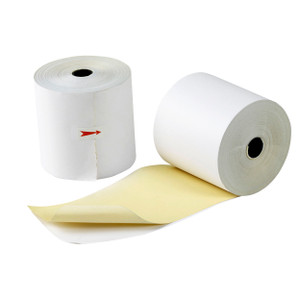 MARBIG CALC/REGISTER ROLLS 76x76x11.5mm 2Ply (Pack of 4)