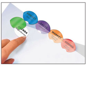 AVERY L7440-5 STYLE DIVIDER Insertable A4 5 Tab Clr, Asstd