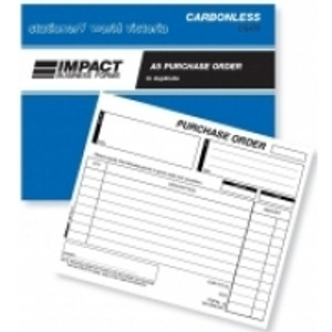 IMPACT CS480 A5 PURCHASE ORDER BOOK Triplicate, Carbonless