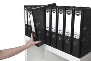 MARBIG LEVER ARCH FILE FC Black Mottled 63075M