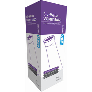 AEROWASTE Bio-Waste Vomit Bag 1500ml, Box of 50 (See also SD-200055)