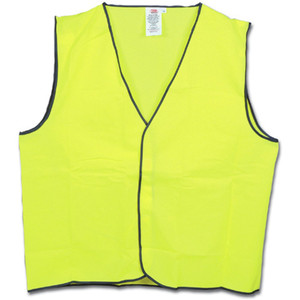 MAXISAFE HI-VIS SAFETY VEST Day Use Yellow - X Large Class D