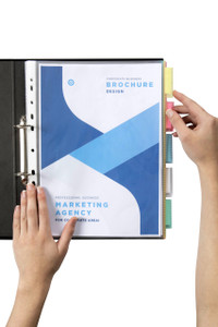 MARBIG A4 TAB POCKET DIVIDERS 5 Tab A4