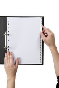 MARBIG POLYPROPYLENE DIVIDERS - NUMERICAL 1-54 A4 White