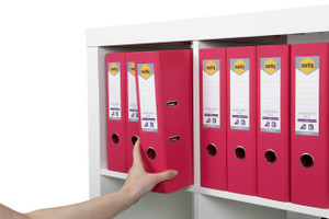 MARBIG PE LINEN LEVER ARCH A4 - Coral 6601029 / 6509009