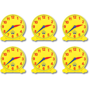 LEARNING CAN BE FUN Student Clocks Set 6
