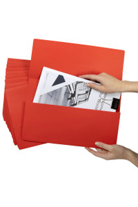 MARBIG SLIMPICK WALLET BRIGHT Foolscap Red Pk10