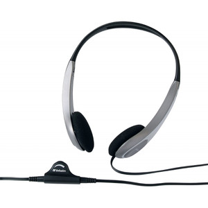 Verbatim Multimedia Headset with Volume Control Headset