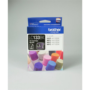 BROTHER LC-133BK ORIGINAL BLACK INK CARTRIDGE 600PG Suits DCPJ152DW / J172W / J552DW / J752DW / J4110DW / MFCJ245 / J470DW / J475DW / J650DW / J870DW / J4410DW / J4510DW / J4710DW / J6520DW / J6720DW /