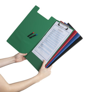 MARBIG PVC CLIPFOLDERS Foolscap Asstd