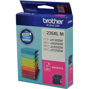 BROTHER LC-235XL ORIGINAL MAGENTA INK CARTRIDGE 1.2K Suits Brother DCP J4120DW / MFC J4620DW / MFC J5320DW / MFC J5720DW