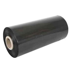 GUSSPAK BLACK H/D STRETCH WRAP FILM MACHINE ROLL 25um x 500mm x 1305mtr 76mm core