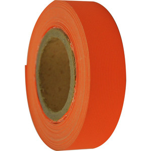 RAINBOW STRIPPING ROLL RIBBED 25mmx30m Orange
