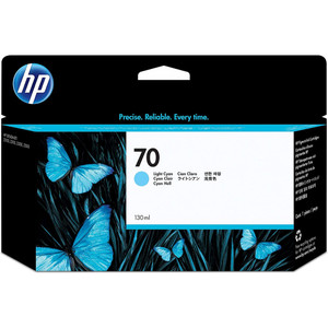 HP 70 LIGHT CYAN INK 130ML