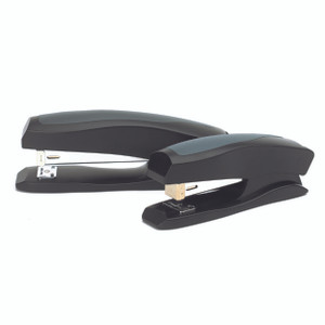 MARBIG PLASTIC DESK STAPLER Half Strip 26/6 Black