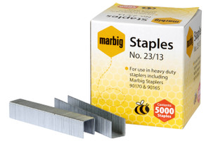 MARBIG HEAVY DUTY STAPLES 23/13 Suits 90165/90170 (Box of 5000)