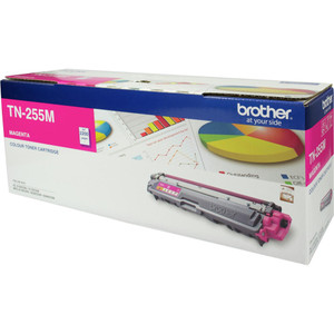 BROTHER TN-255M ORIGINAL HIGH YIELD MAGENTA TONER CARTRIDGE 2.2K Suits HL3150CDN / HL3170CDW / MFC9140CDN / MFC9330CDW / MFC9340CDW / DCP9015CDW