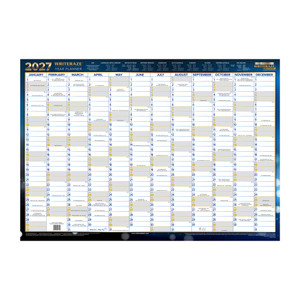 COLLINS WRITERAZE YEAR PLANNER Executive Laminated 700x1000mm (Pre-Order Now for 2027) ** ETA 30/9/2026 **