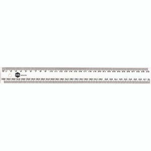 MARBIG CLEAR PLASTIC RULERS 300mm