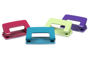MARBIG 2 HOLE PUNCH Summer Colours 6 Sheet Cap Assorted Colours (Each)