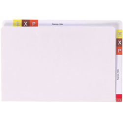 AVERY TWIN TAB LATERAL FILE Foolscap White, Blank Bx100