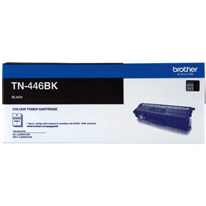 BROTHER TN446 Toner Cart Black Super High Yield 6.5K Suits HL-L8260CDN/ 8360CDW/ MFC-L8360CDW/ MFC-L8900CDW