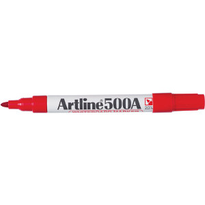 Artline 500A Whiteboard Marker Red, Each