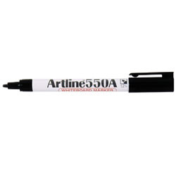 Artline 550A Whiteboard Marker Black, Each